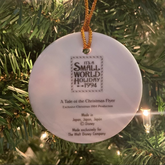 1994 Small World Holiday Christmas Ornament - Mickey - Picture 4 of 5